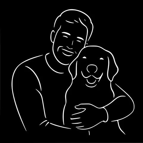 Line Art cut design preview
